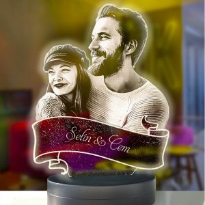 3D Photo Lamp - Shape Cutting